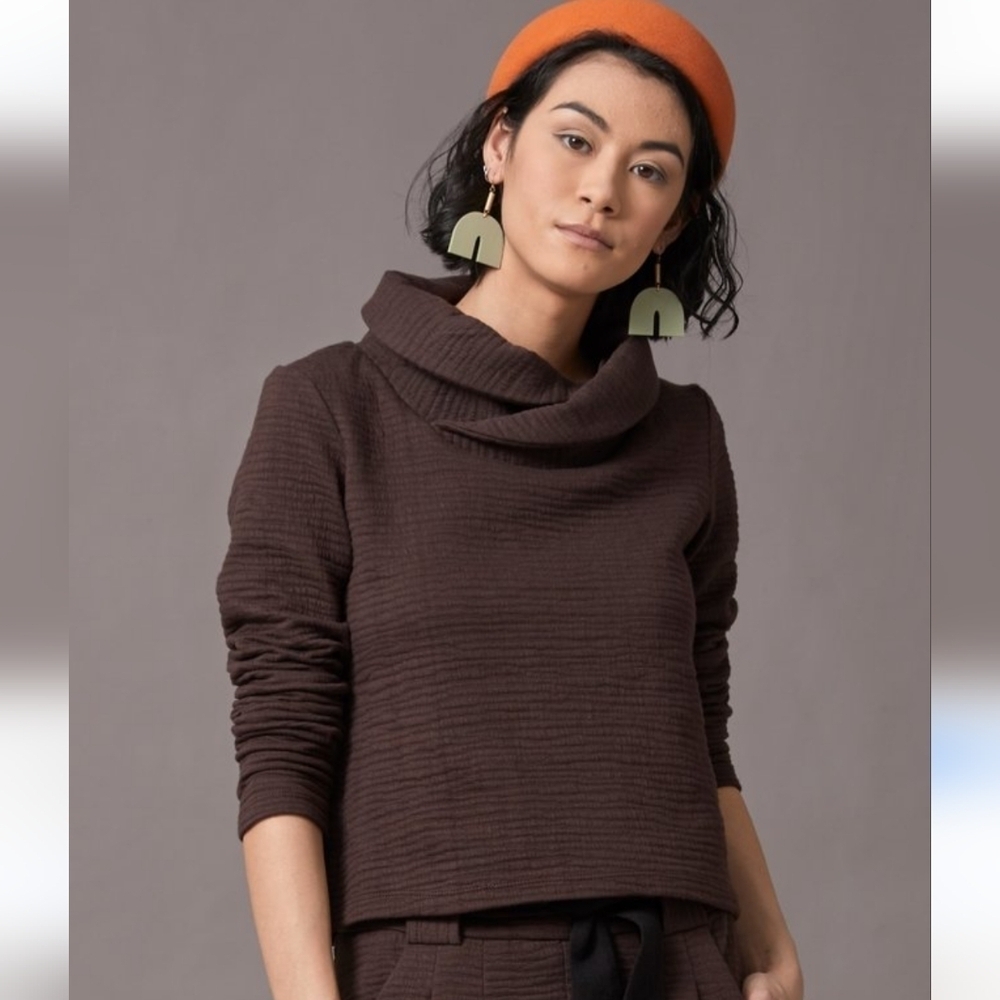 COKLUCH Riviere women's pullover - Cassis Crinkle size XS